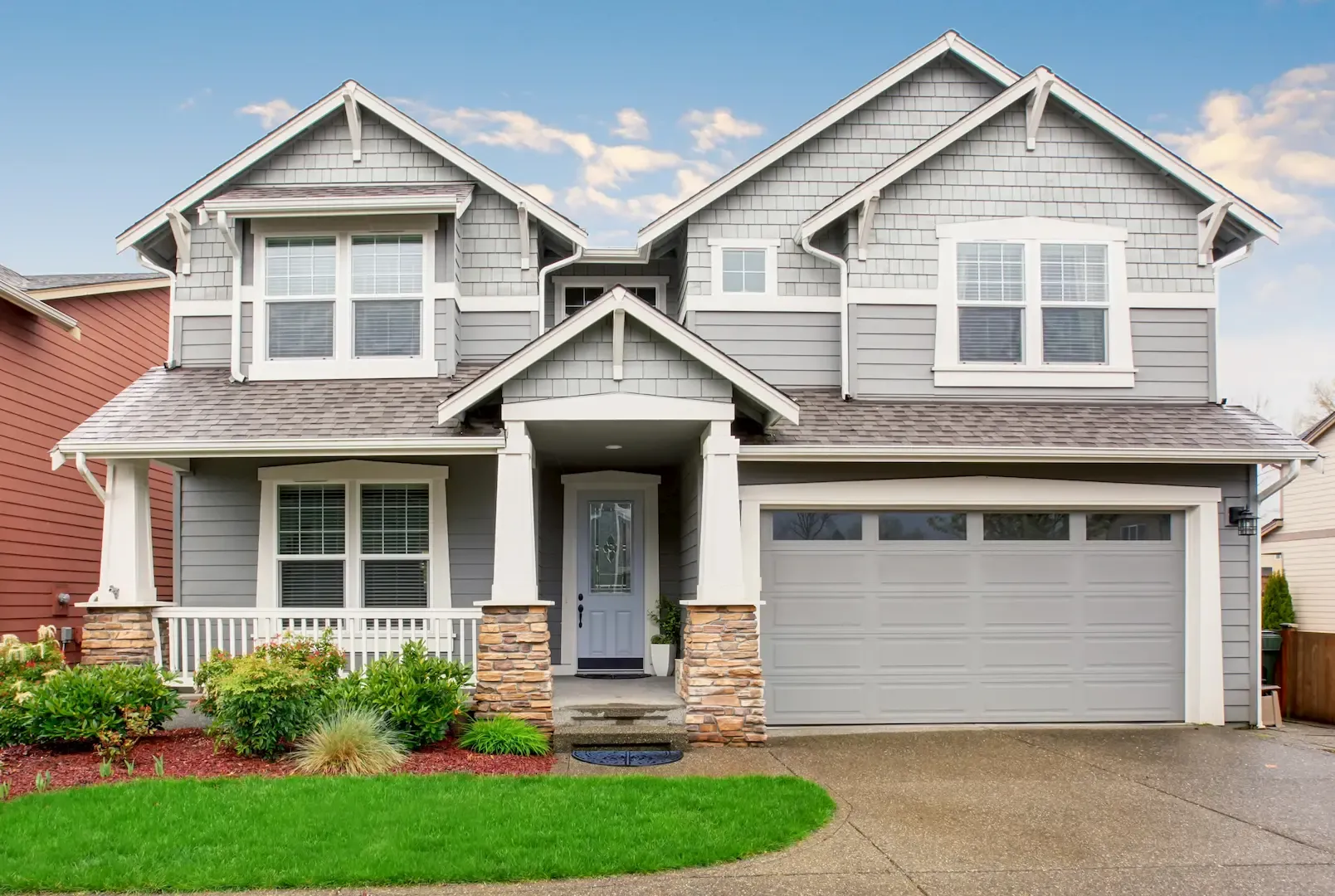 House with White Siding